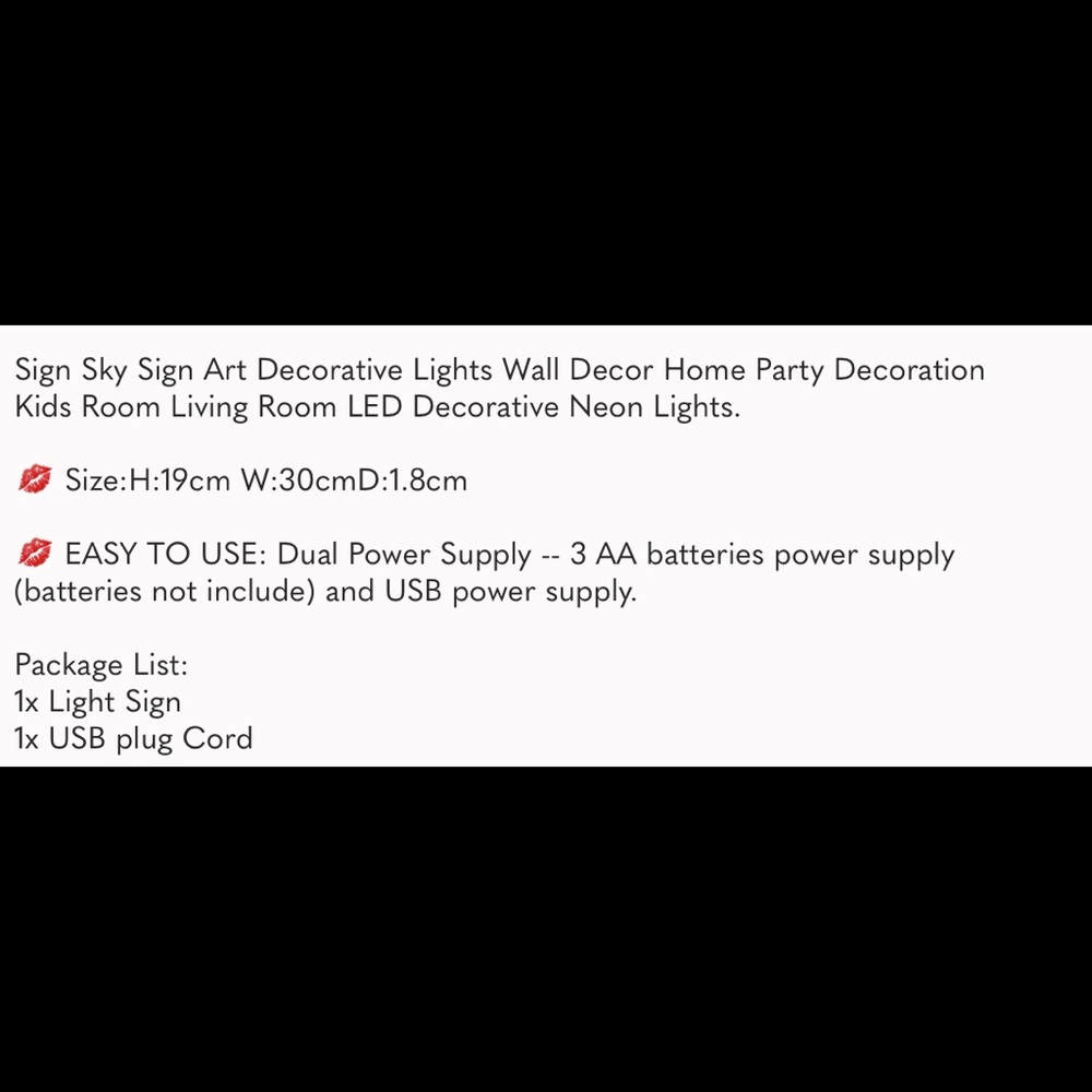 🎀LED WALL DECOR LIGHT🎀 - Picture 4 of 4